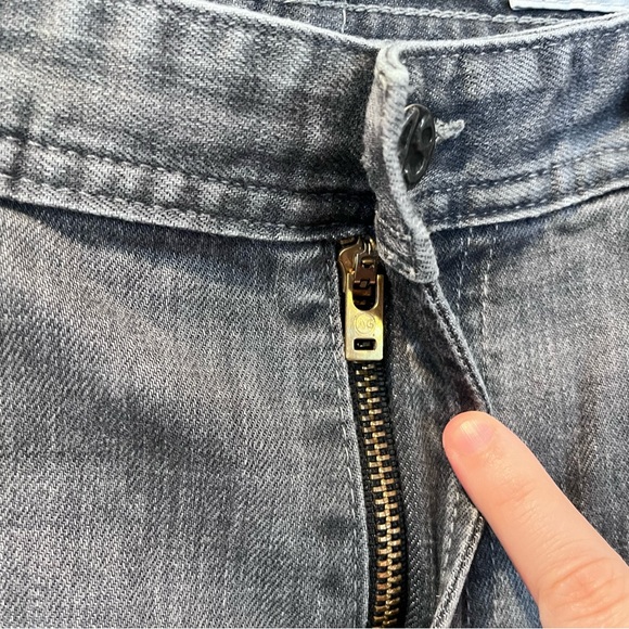 Ag Adriano Goldschmied Men’s 33” Grey Wash The Graduate Tailored Leg Jeans - Picture 6 of 11